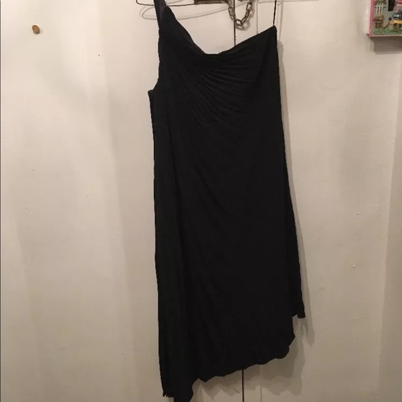 CHRISTIAN DIOR PLEATED ONE SHOULDER DRESS - Picture 2 of 7